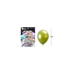 GENERICO - Globos De Látex Surtidos Cromados Metalizados 15cm 20pcs