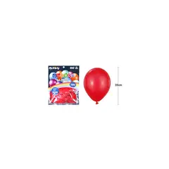 GENERICO - Globos De Látex Rojo Mate 35cm 25pcs