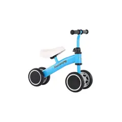 UNIVERSAL - Bicicleta De Equilibrio 4 Ruedas, Juguete Para Caminar Para Niños Azul