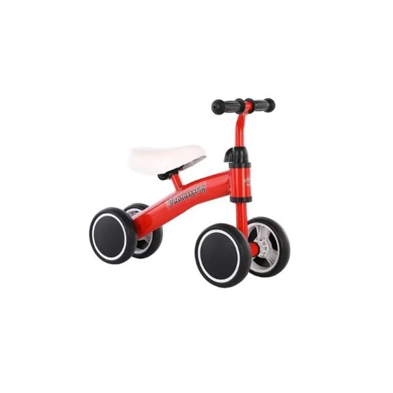 UNIVERSAL - Bicicleta De Equilibrio 4 Ruedas Para Niños Rojo