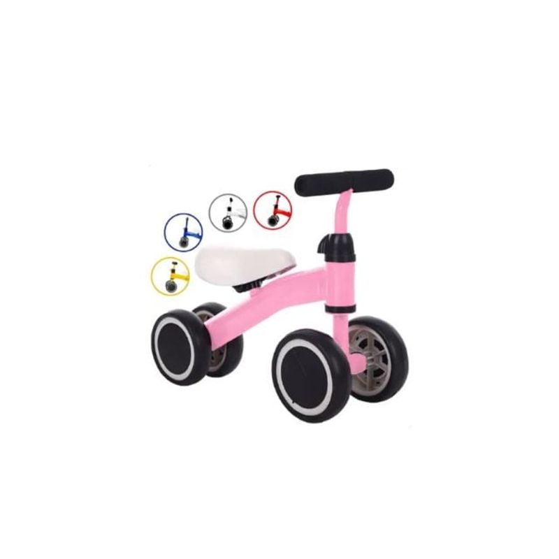 UNIVERSAL - Bicicleta De Equilibrio 4 Ruedas, Juguete Para Caminar Para Niños Azul