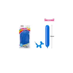 GENERICO - Globos Largos Azul Oscuro 120cm 30pcs