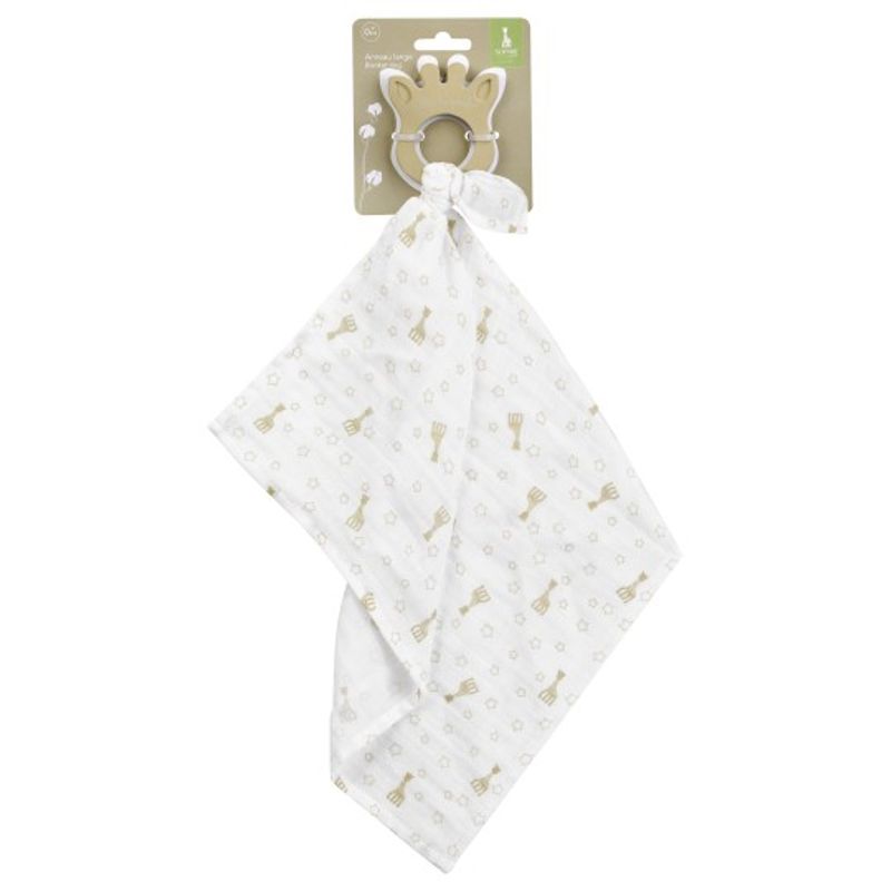 SOPHIE LA GIRAFE - Sophie La Girafe - Tuto  Mantita Con Anillo Mordedor