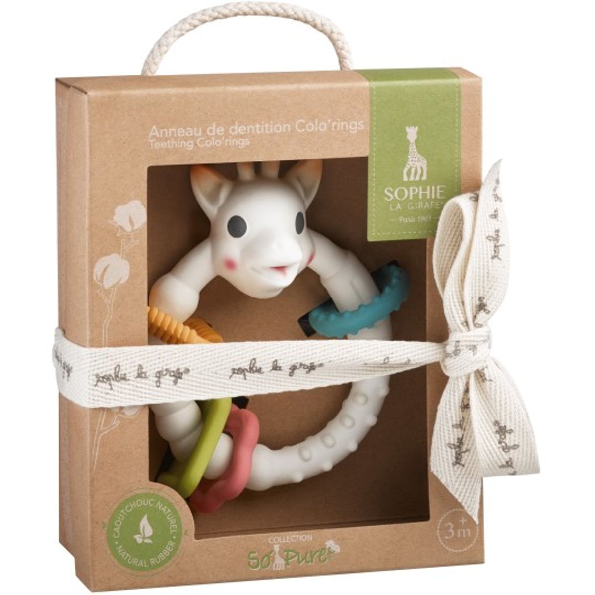 SOPHIE LA GIRAFE - Sophie La Girafe Mordedor Sensorial Anillo Colores Vibrantes