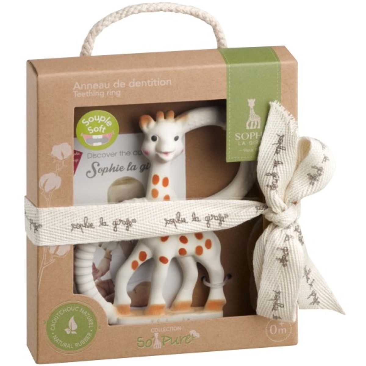 SOPHIE LA GIRAFE - Sophie La Girafe - Anillo Mordedor Sensorial SoPure Bebes