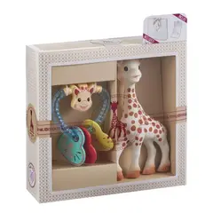 SOPHIE LA GIRAFE - Set + Sonajero Corazón-regalo Recién Nacido