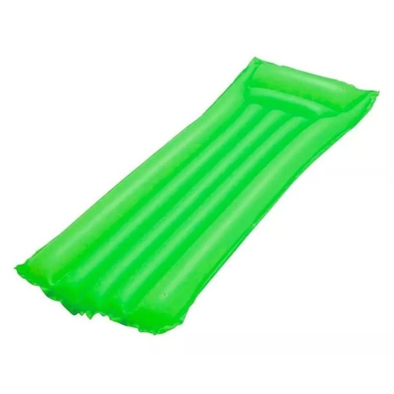 GENERICO - Flotador Inflable Colchoneta Tumbona 183x68cm Verde