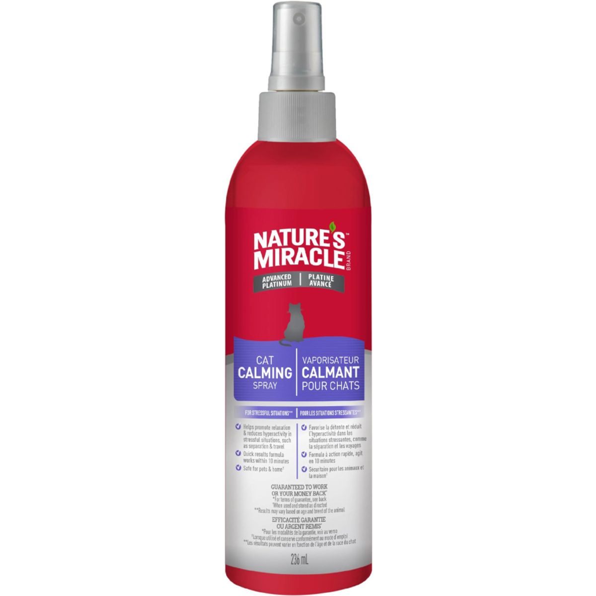 NATURE'S MIRACLE - Spray Calmante Nature’s Miracle Calming para Gatos 236ml