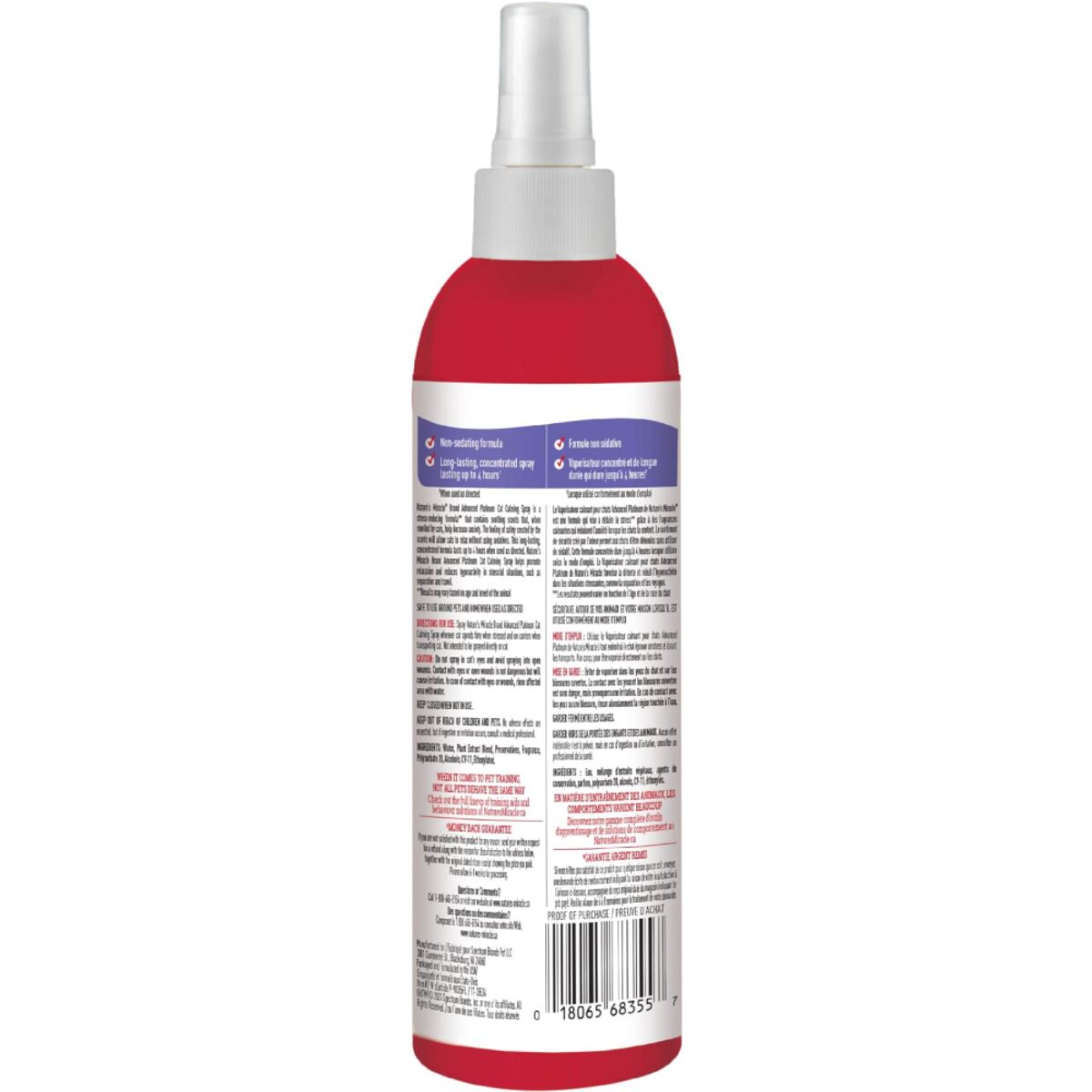 NATURE'S MIRACLE - Spray Calmante Nature’s Miracle Calming para Gatos 236ml