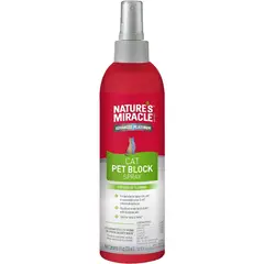 NATURE'S MIRACLE - Spray Repelente Nature’s Miracle Cat Block para Gatos 236ml