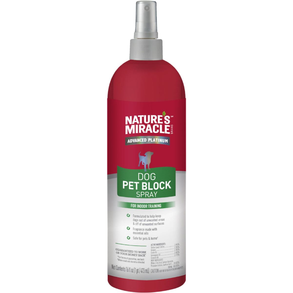 NATURE'S MIRACLE - Spray Repelente Nature’s Miracle para Perros 473ml