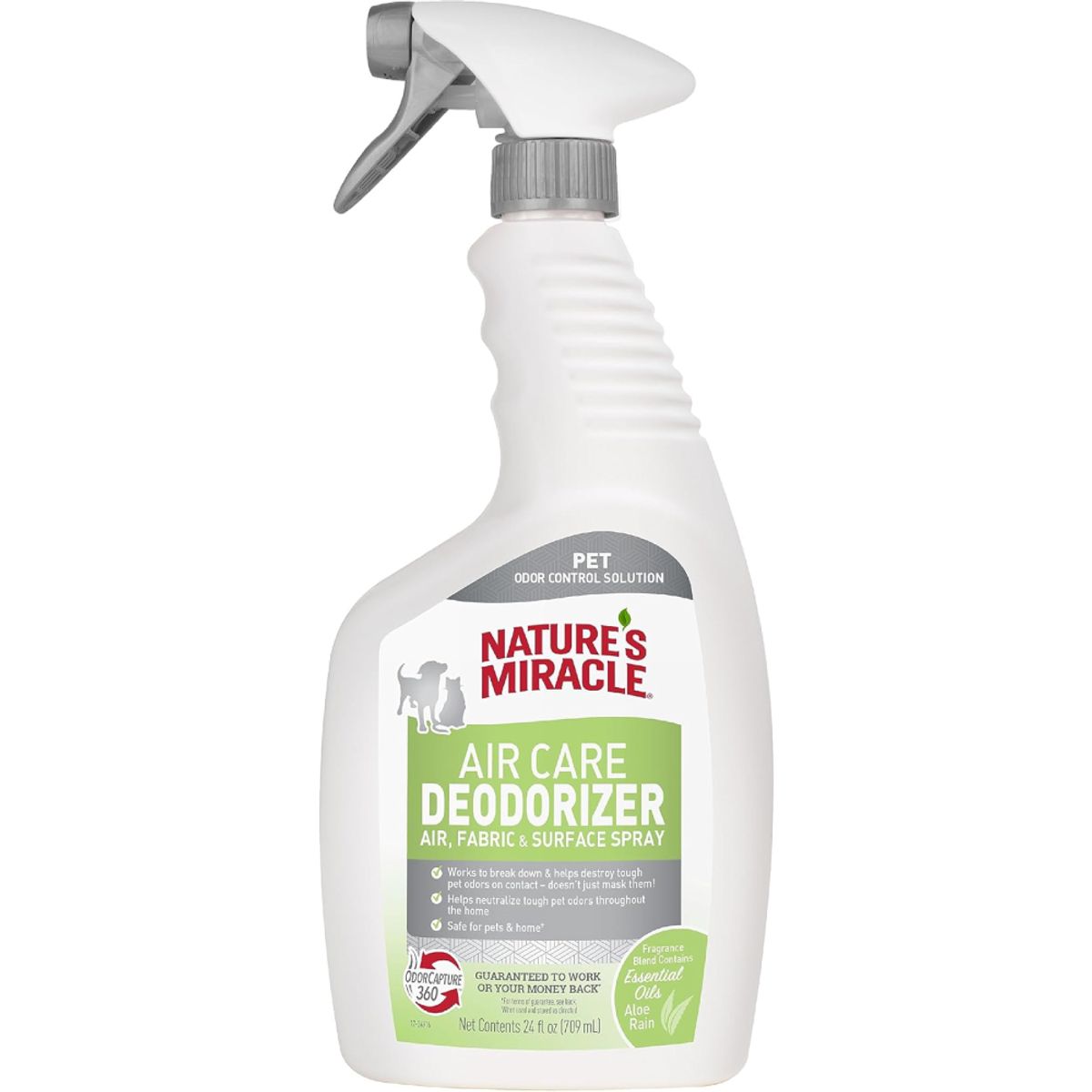NATURE'S MIRACLE - Eliminador Olores Natures Miracle Air Care Mascotas, 709 ml