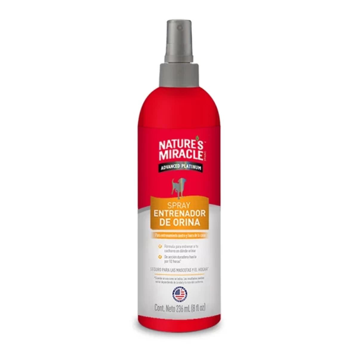 NATURE'S MIRACLE - Spray Entrenador Orina Natures Miracle Para Cachorros 236 ml