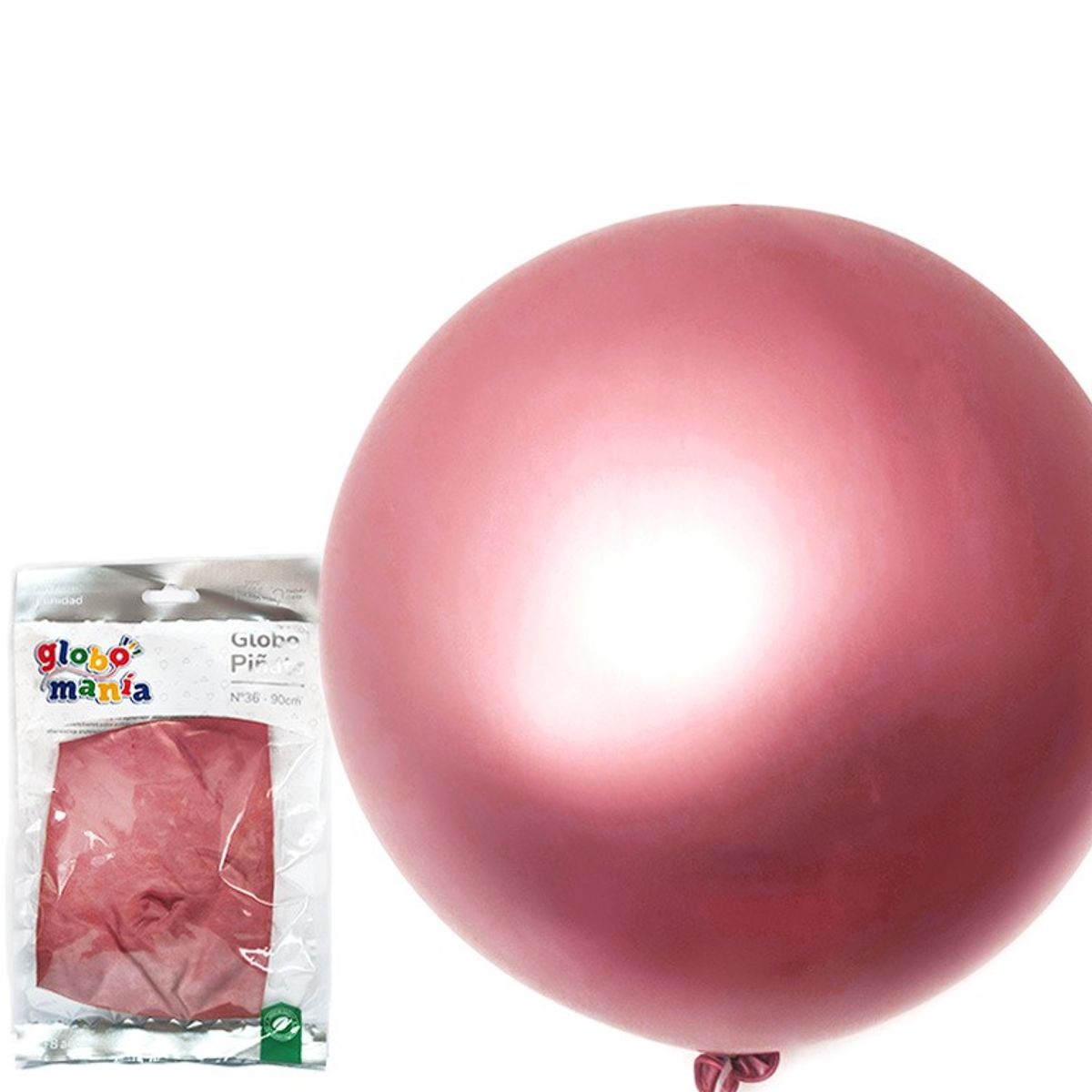 GENERICO - GLOBO PINATA R36 CHROME FUCSIA X1 UNI