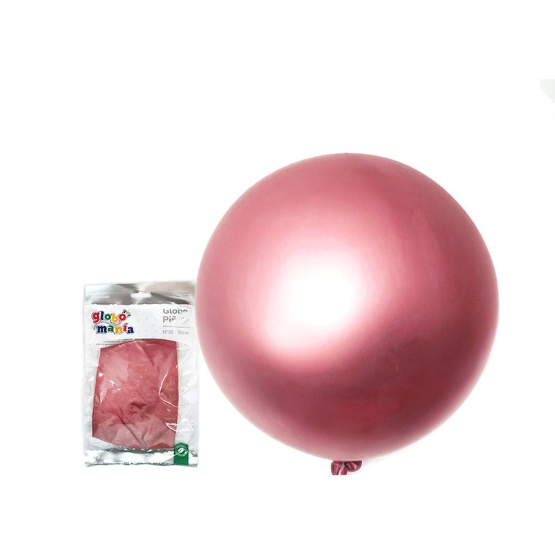 GENERICO - GLOBO PINATA R36 CHROME FUCSIA X1 UNI