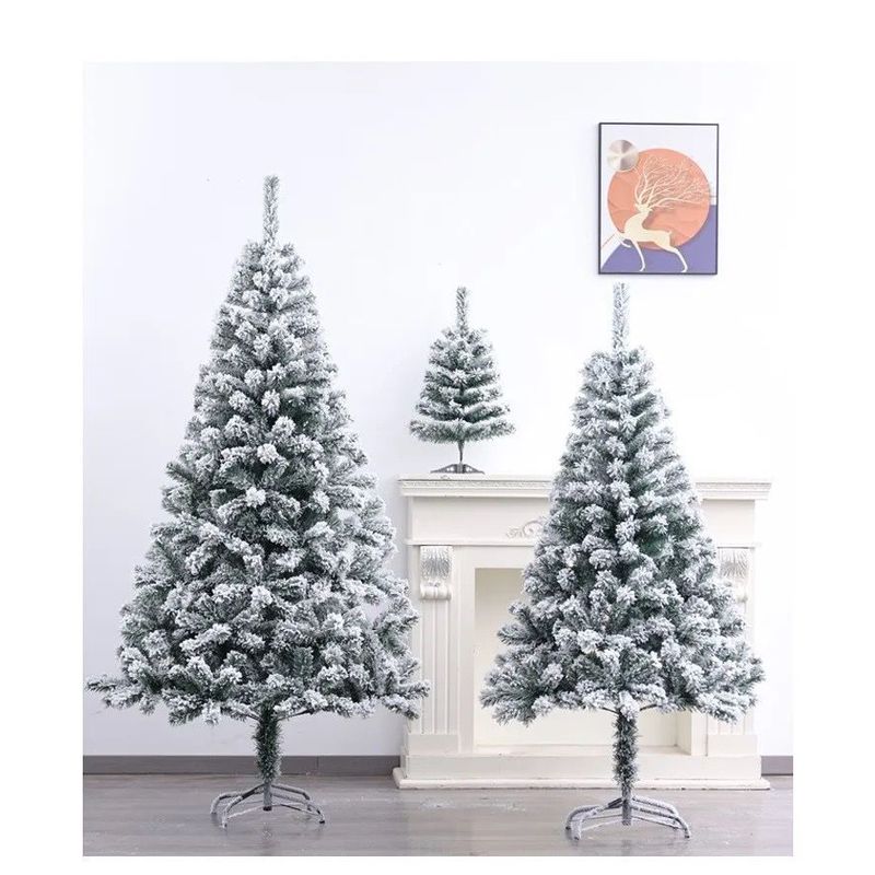 GENERICO - Árbol De Navidad Nevado 180cm Frondoso Árbol Artificial