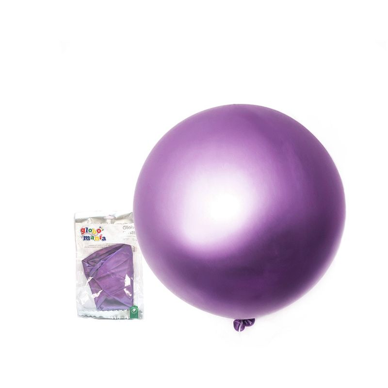 GENERICO - GLOBO PINATA R36 CHROME MORADO X1 UNI