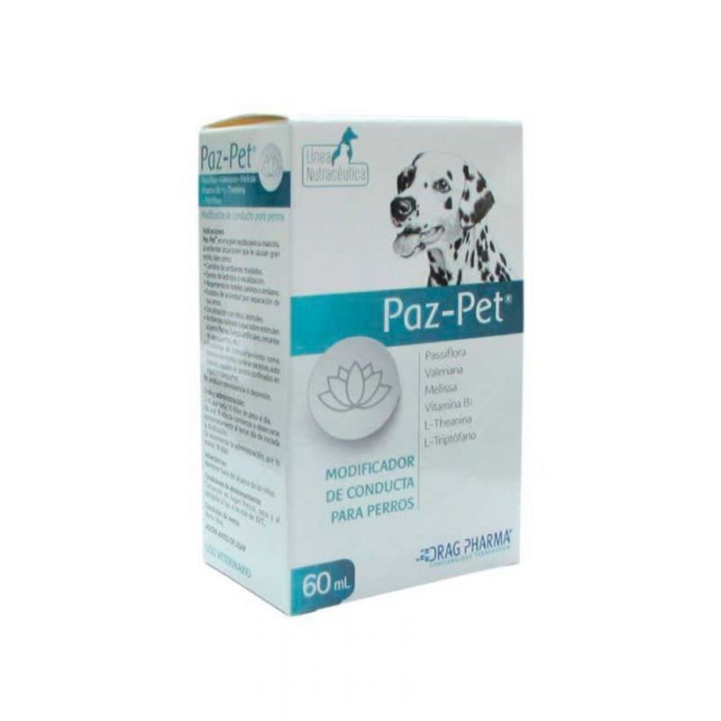 DRAG PHARMA - Paz Pet Suplemento Relajante Perro Oral 60ml