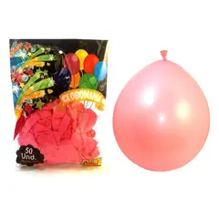 GENERICO - GLOBO 09 STANDARD A ROSADO X 50 UNI