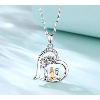 Imagen 2 del producto Collar plata 925 mujer perro gato joya