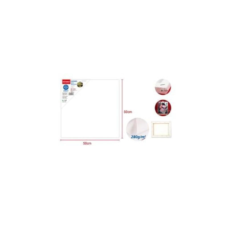 GENERICO - Tela Para Pintura 50 50 Cm 280G 1 5 Cm