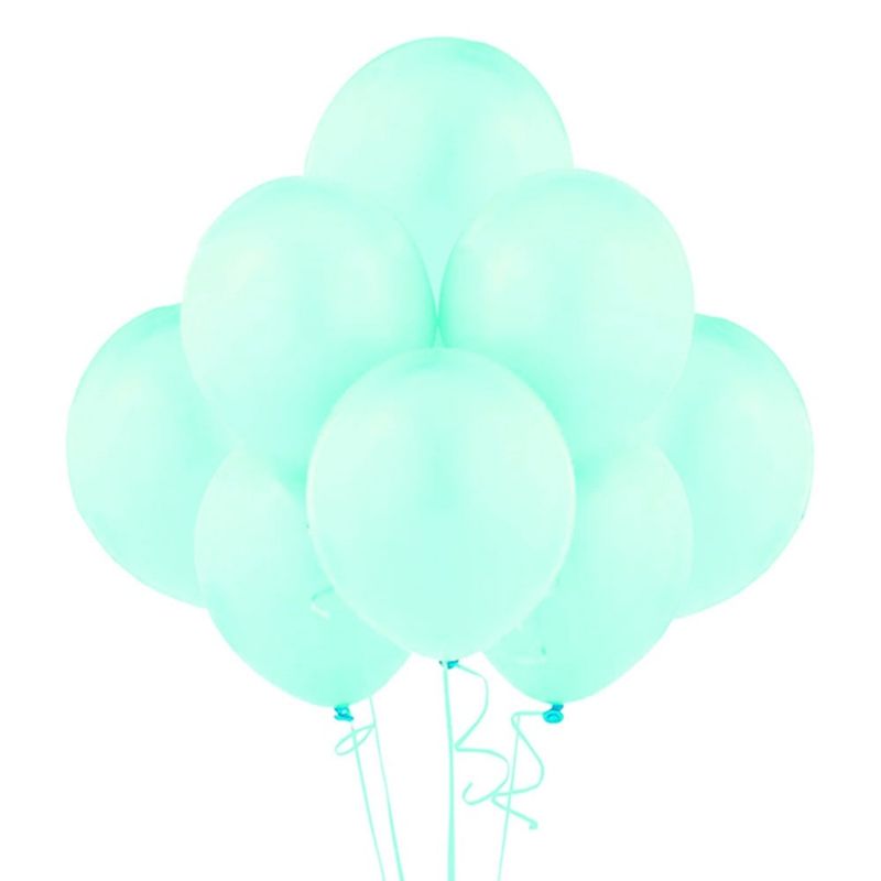 GENERICO - GLOBO 12 PASTEL MENTA X12 UNI