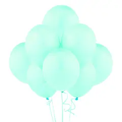 GENERICO - GLOBO 12 PASTEL MENTA X12 UNI