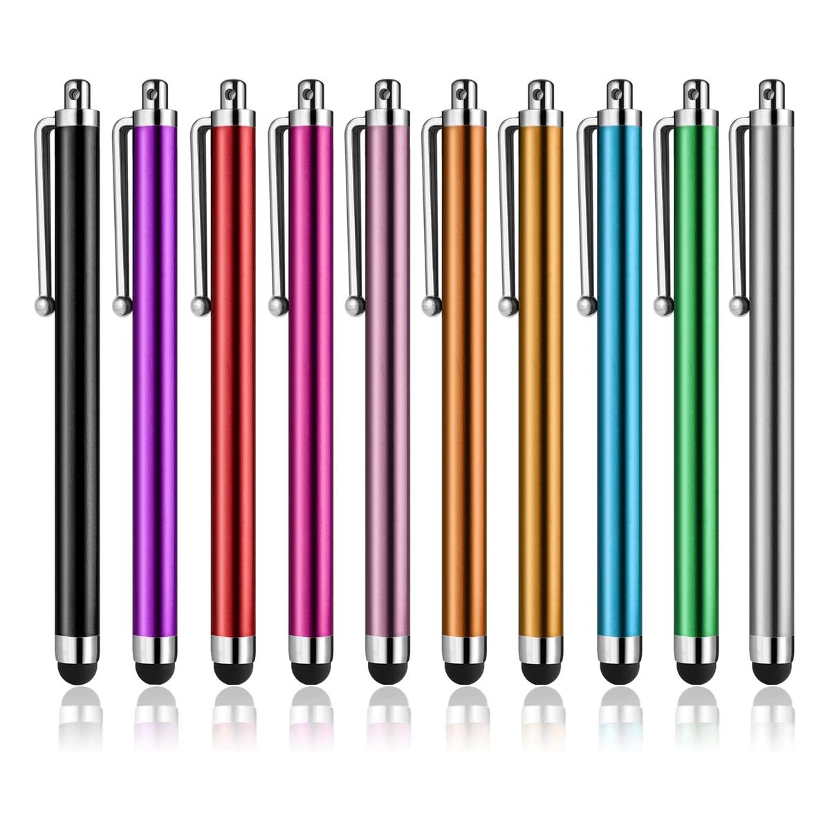 ATURE - Set 10 Lápices Touch Universal Para Tablets, Celulares, Etc.