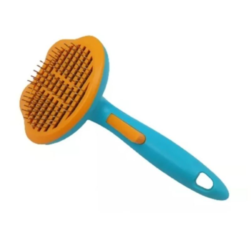 GENERICO - Cepillo De Facil Limpieza Con Boton Extractor Para Mascotas