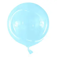GENERICO - GLOBO BURBUJA 18 CELESTE X1 UNI