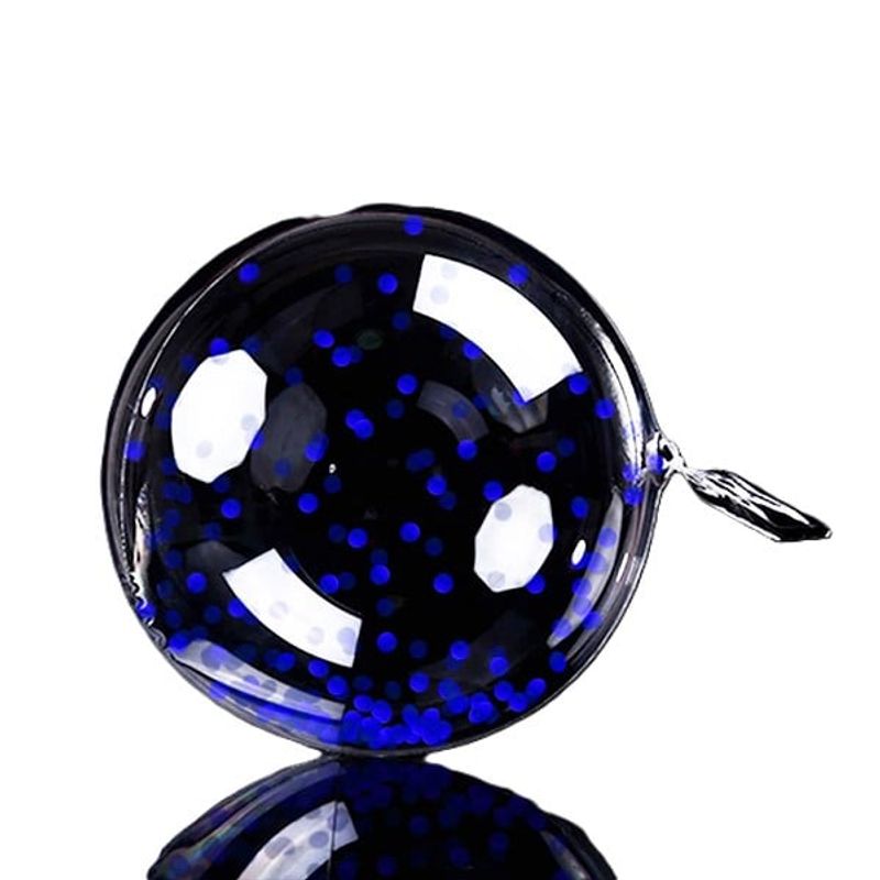 GENERICO - GLOBO BURBUJA 18 CONFETTI AZUL X1 UNI