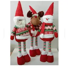 GENERICO - Pack 4 MuÑecos NavideÑos Patas Largas