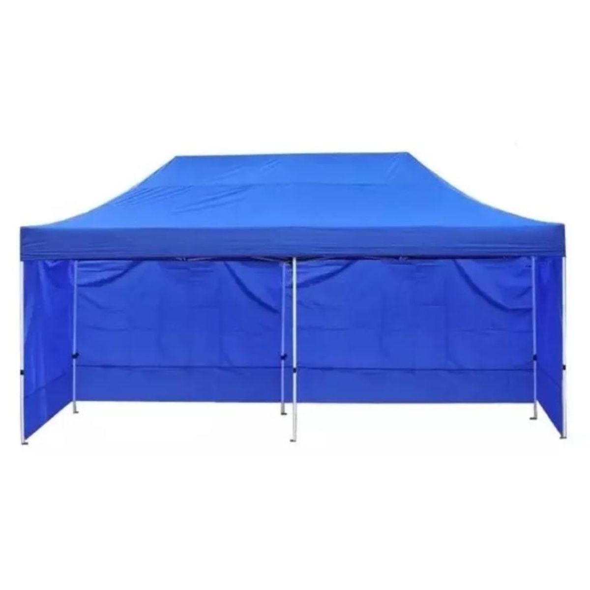 GENERICO - Toldo Plegable con Paredes Impermeables 3x6mts Azul UV