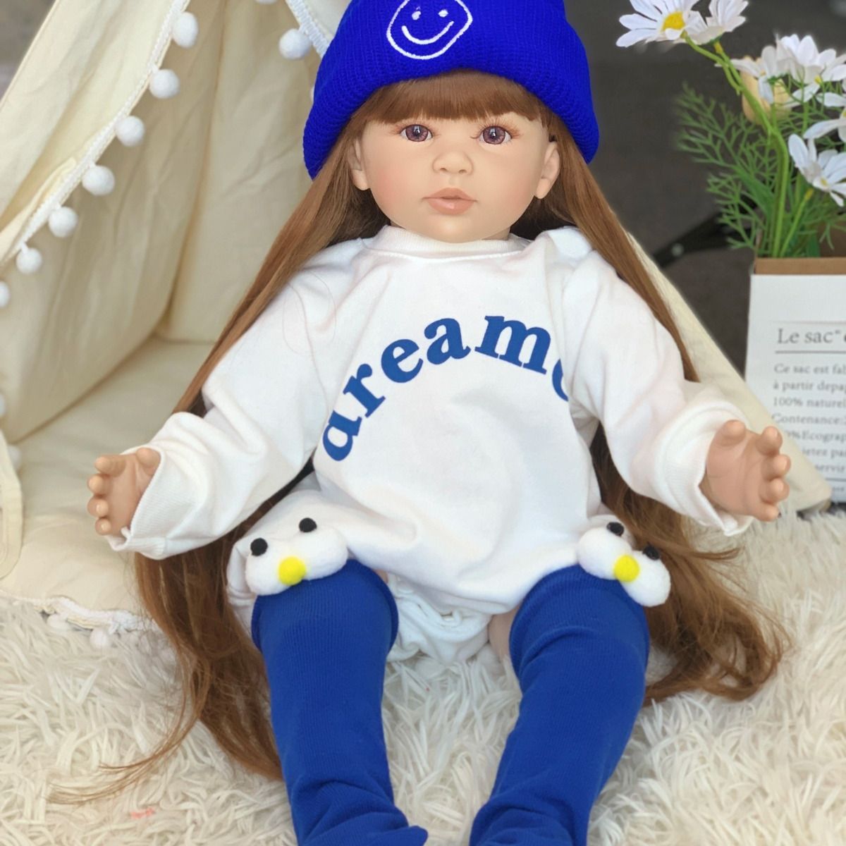GENERICO - Muñeca Bebé Reborn Realista De Silicona 60 cm