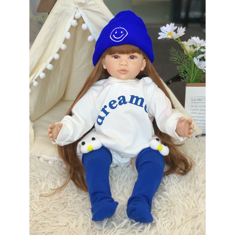 GENERICO - Muñeca Bebé Reborn Realista De Silicona 60 cm