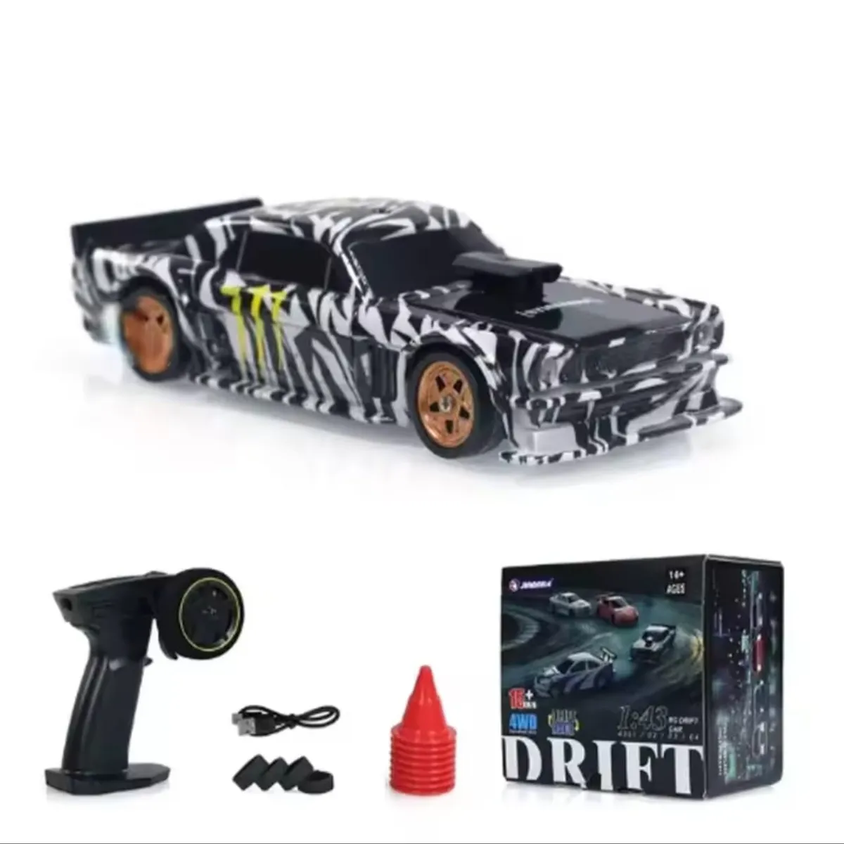 DRIFT - Auto Mini Drift Ford Mustang 15kmh tamaño 1 :43