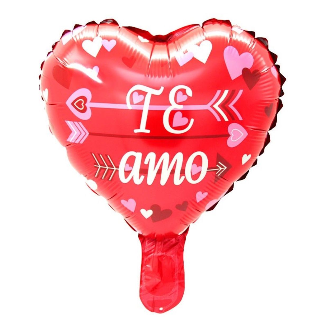 GENERICO - GLOBO METALICO 10 TE AMO FLECHA X50 UNI