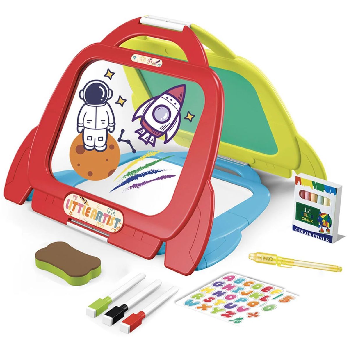 GENERICO - Juego Pizarra Mágica Para Dibujos 4 En 1 Niños