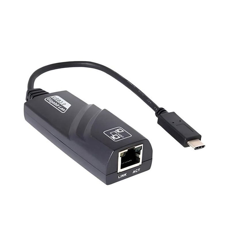 GENERICO - Adaptador USB C a RJ45 Ethernet 1000Mbps para Red LAN
