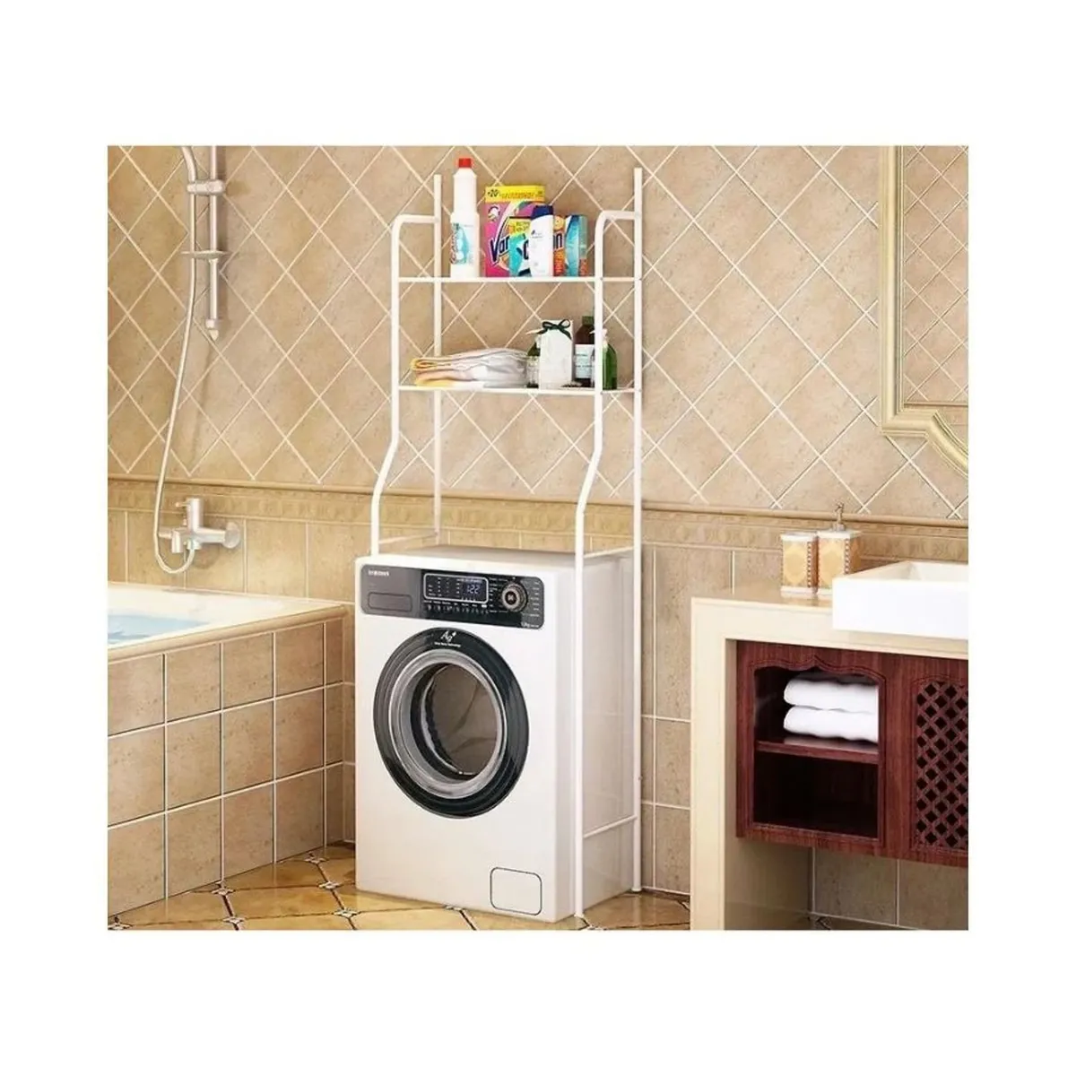 GENERICO - Estante Organizador De Lavadora Lavanderia