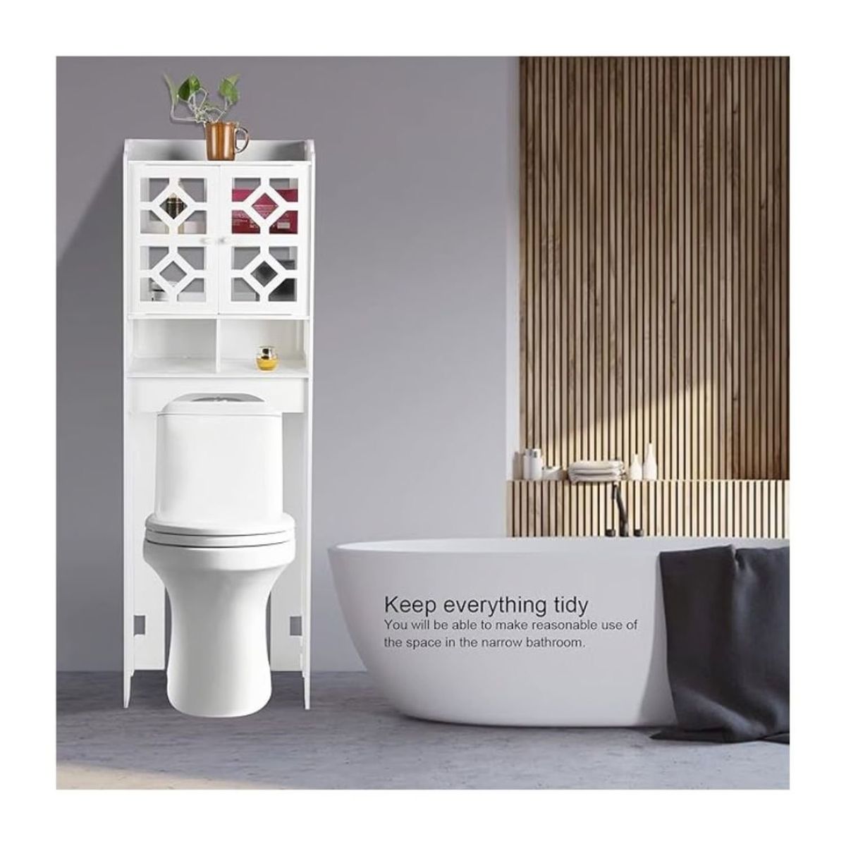 GENERICO - Estante De Almacenamiento Organizador De Baño Gabinetes