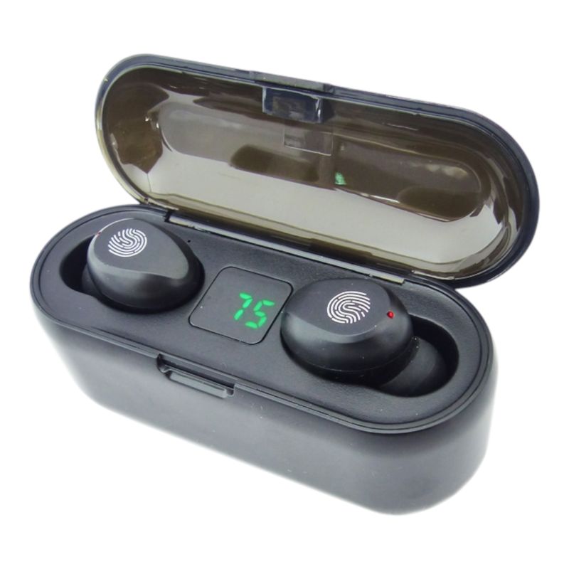 GENERICO - Audifonos Bluetooth Cargador Magnetico E Indicador De Carga Digital