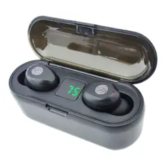 GENERICO - Audifonos Bluetooth Cargador Magnetico E Indicador De Carga Digital