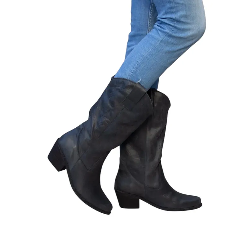 MOSSA - Bota de Dallas Negro