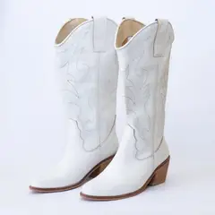 MOSSA - Bota de Dallas Blanca