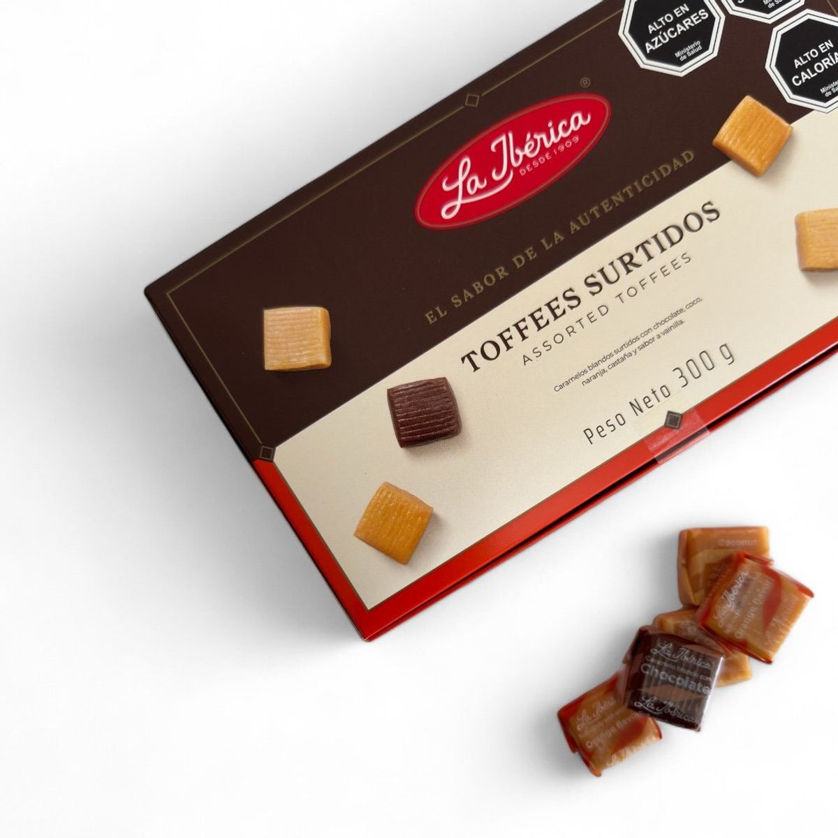 LA IBERICA - CARAMELOS TOFFEES SURTIDOS 300G LA IBÉRICA