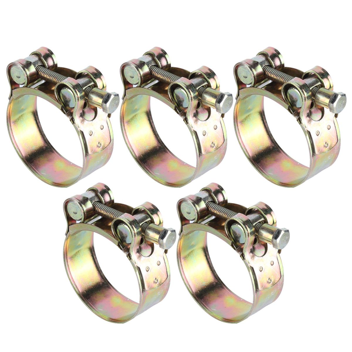 KUANGYE - Pack 10 2 Pulgadas Abrazadera Alta Presion Manguera Plana