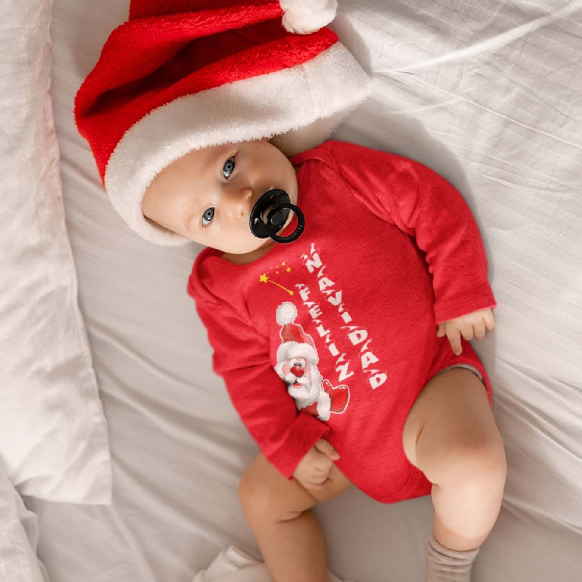 GENERICO - PILUCHOS BODY DE BEBE FELIZ NAVIDAD VIEJO PASCUERO