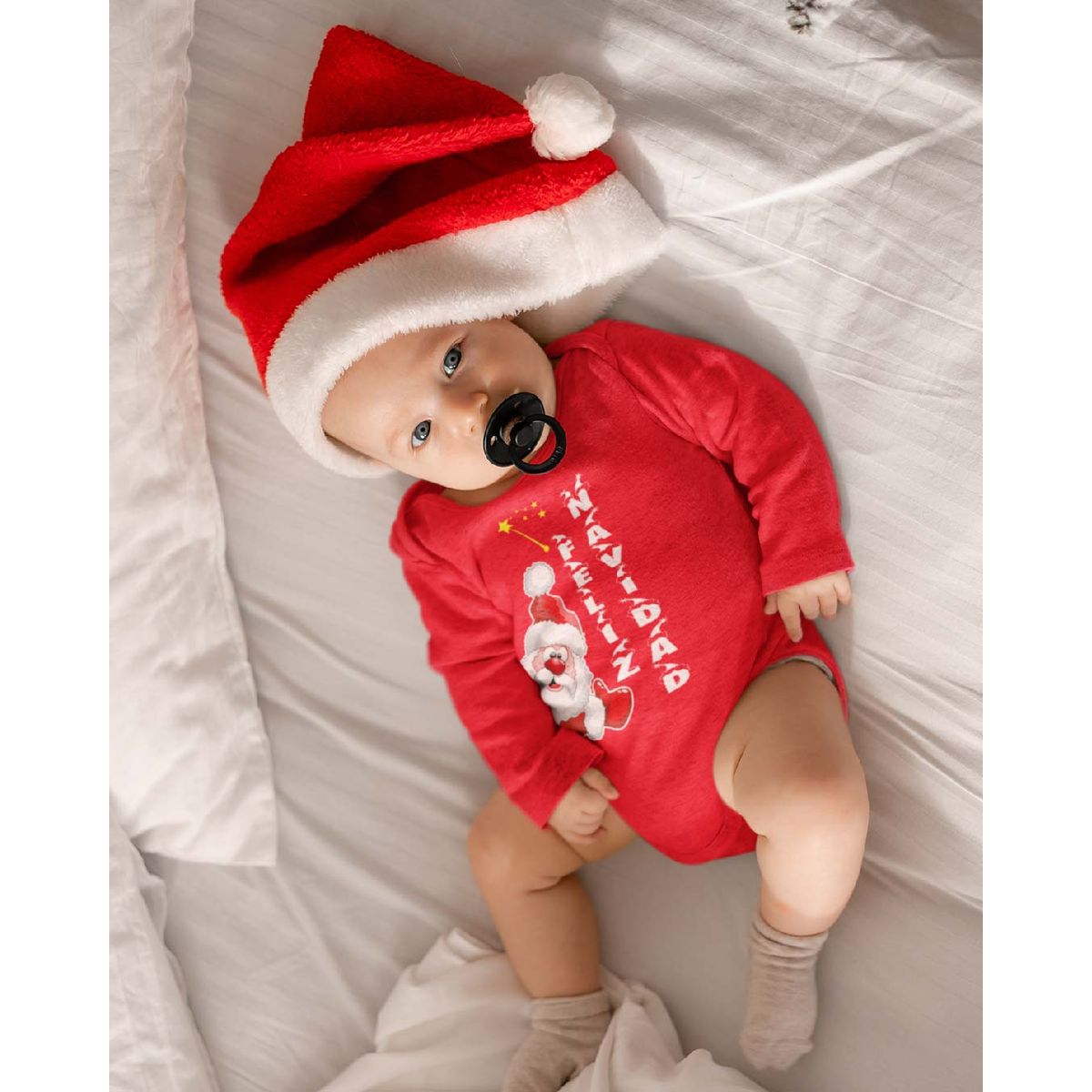 GENERICO - PILUCHOS BODY DE BEBE FELIZ NAVIDAD VIEJO PASCUERO