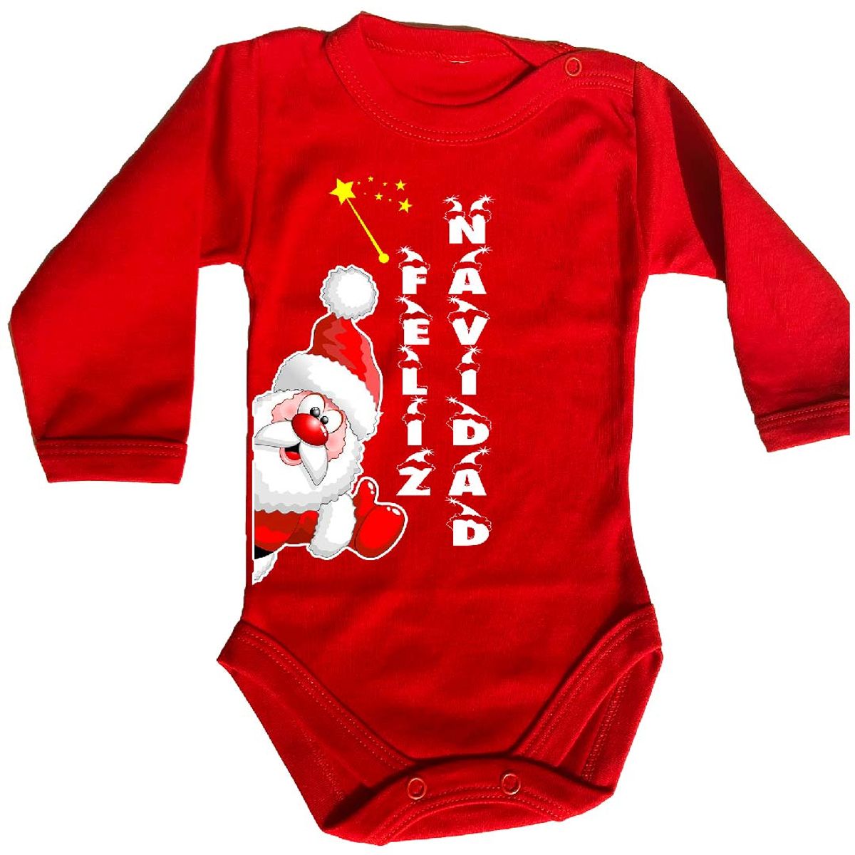 GENERICO - PILUCHOS BODY DE BEBE FELIZ NAVIDAD VIEJO PASCUERO